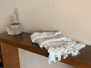 Cotton Thick Woven Winter Scarf • Chiapas HighIands